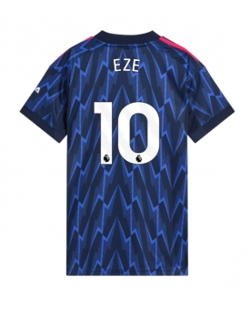 Billige Fotballdrakt Arsenal Eberechi Eze #10 Replika Bortedrakt Dame 2025-26 Kortermet